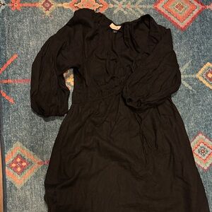 Universal Thread Black Long Sleeve Dress
